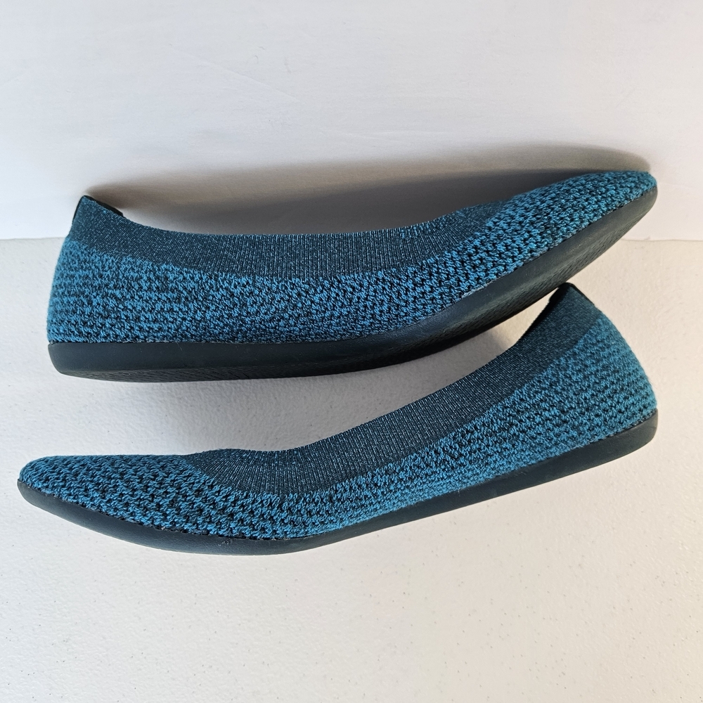 Allbirds Tree Breezers Ballet Flats Deep Emerald Teal Comfortable Washable 7 - Picture 7 of 11